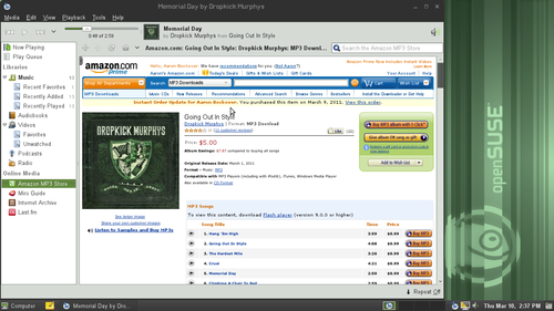 Banshee Amazon MP3 support in openSUSE 11.4